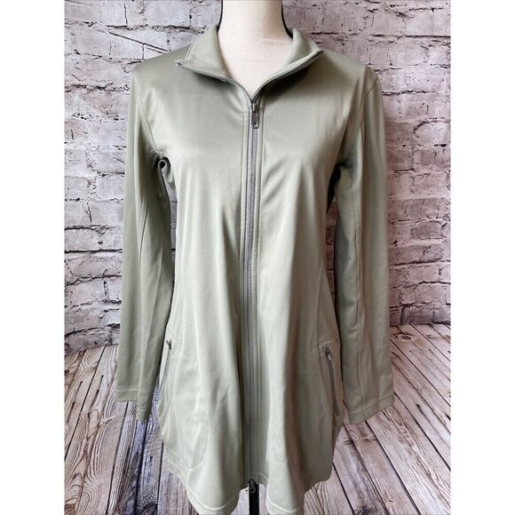Merrell Select Wick Women’s Zip Running Jacket Gorpcore Mid Length Sz M - Picture 1 of 4